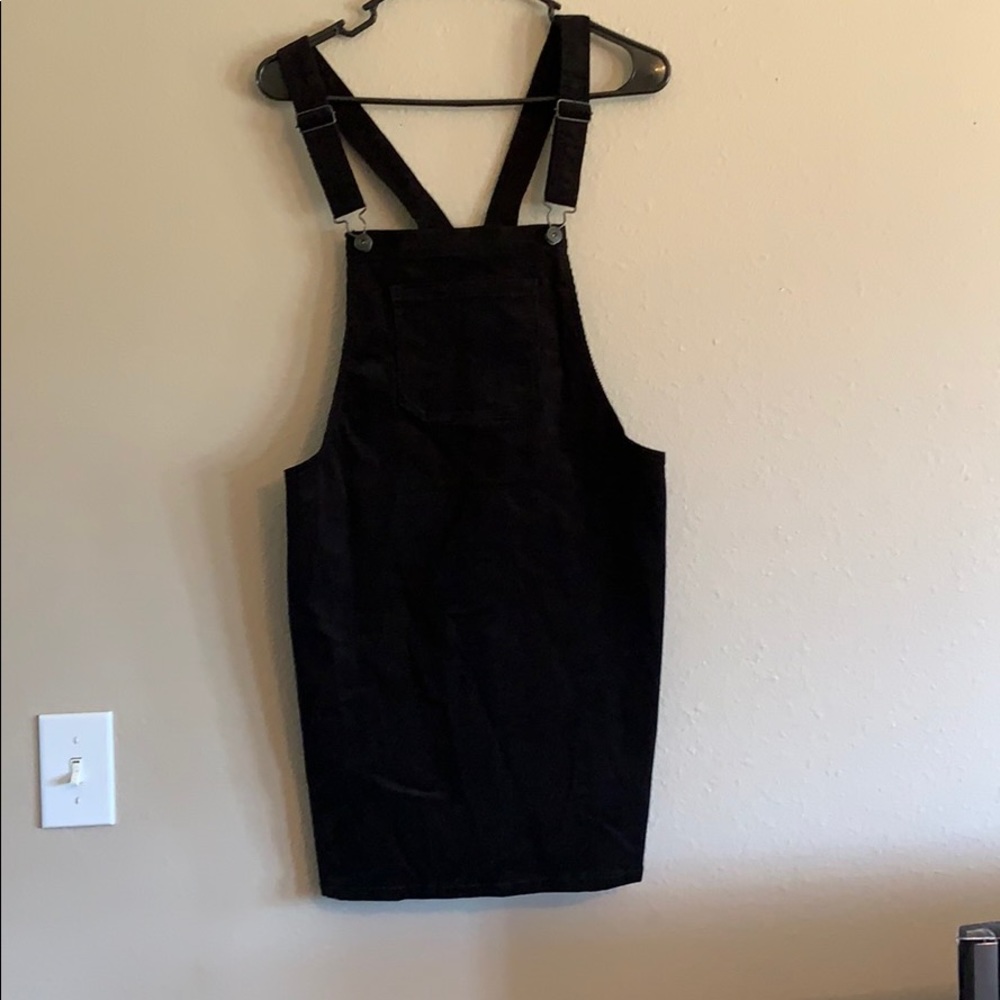 Corduroy overall dress